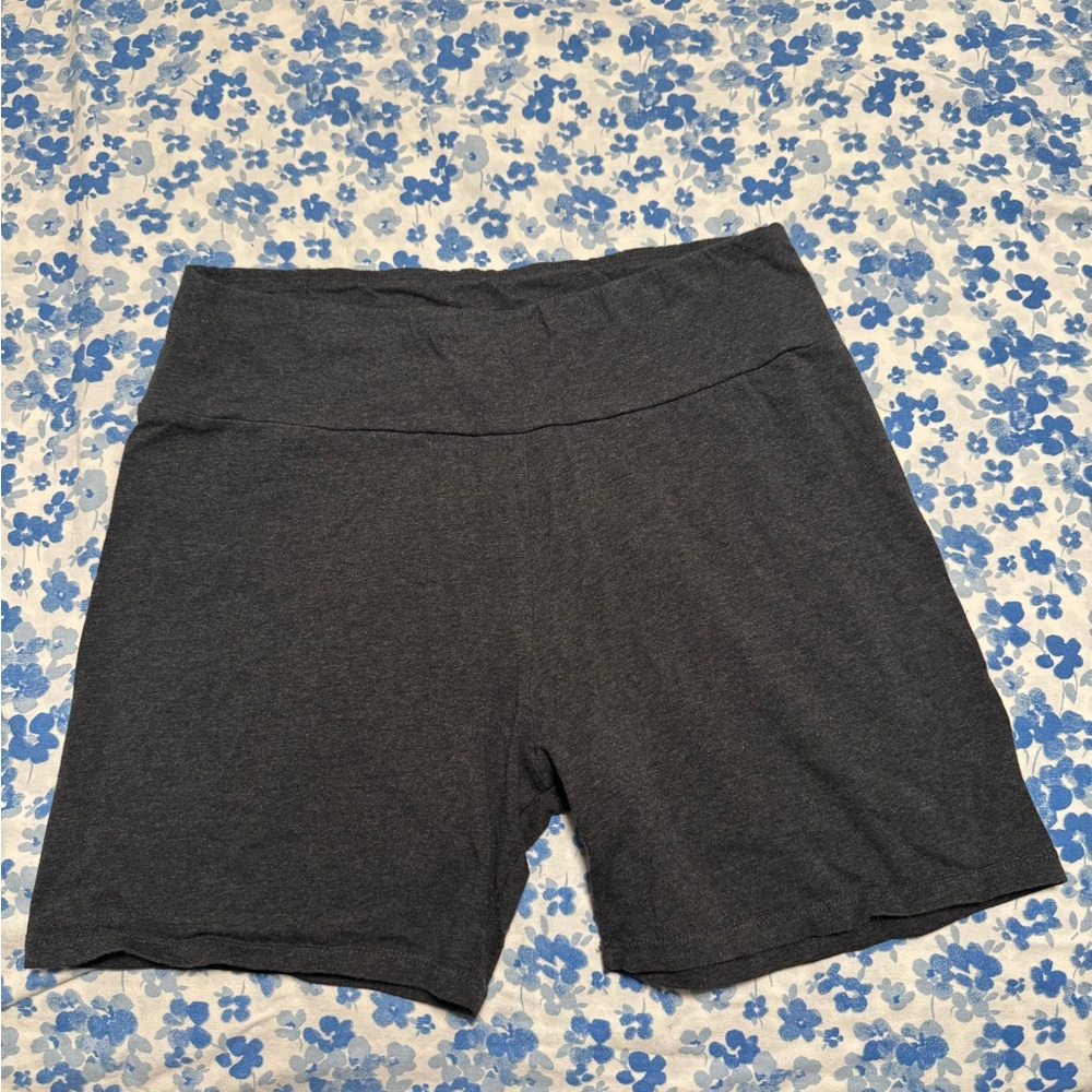 Charcoal Biker Shorts